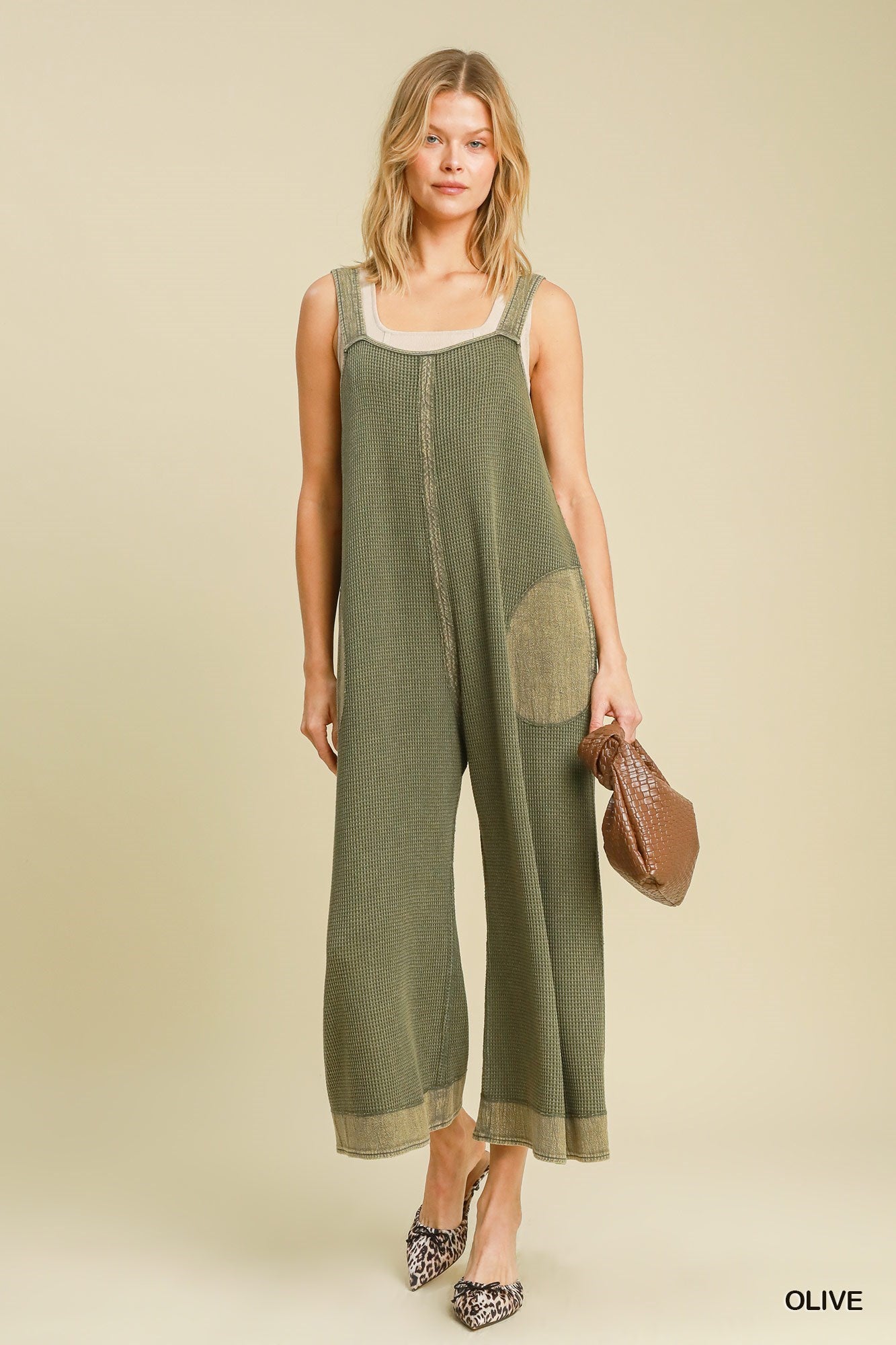 Wicked Waffle Knit Jumpsuit