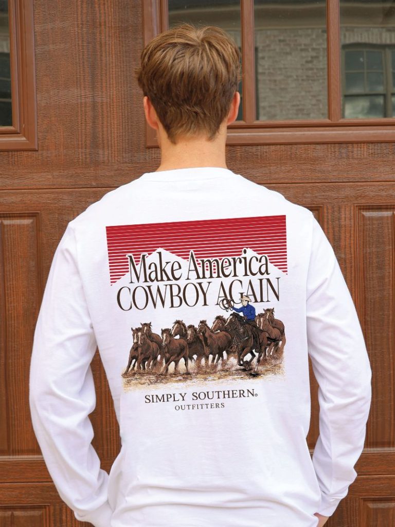 America Cowboy Again SS LS -