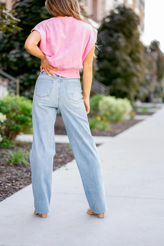 HW Magic 90s Destroy Straight Jeans Style 88671