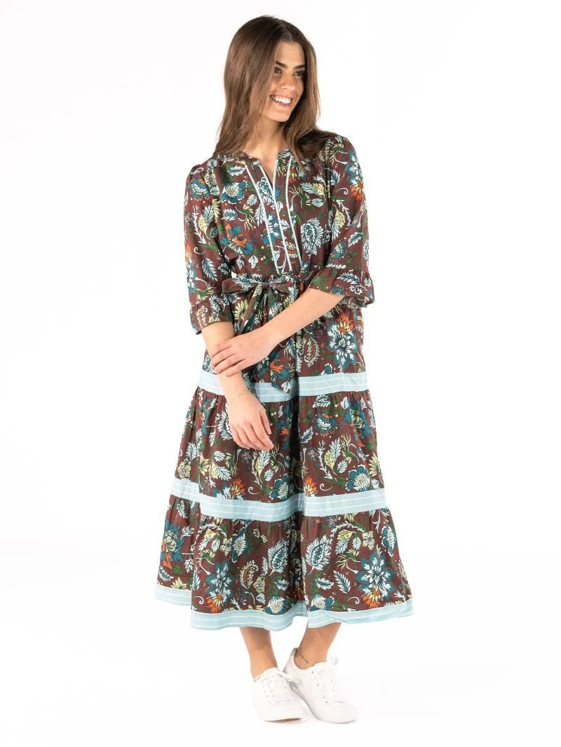 Blue Holly Maxi Dress