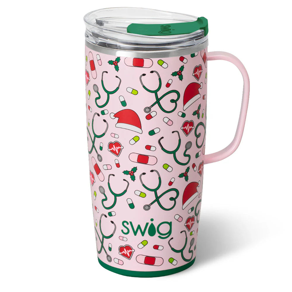 Santa’s Scrubs Travel Mug 22oz