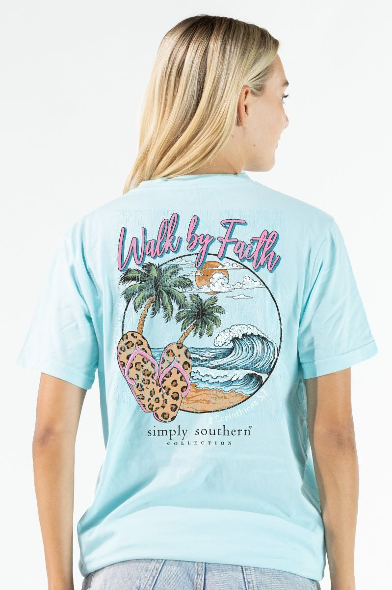 Walk by Faith Beach Tee