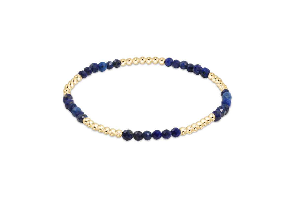 Blissful 2.5mm Bracelet - Lapis