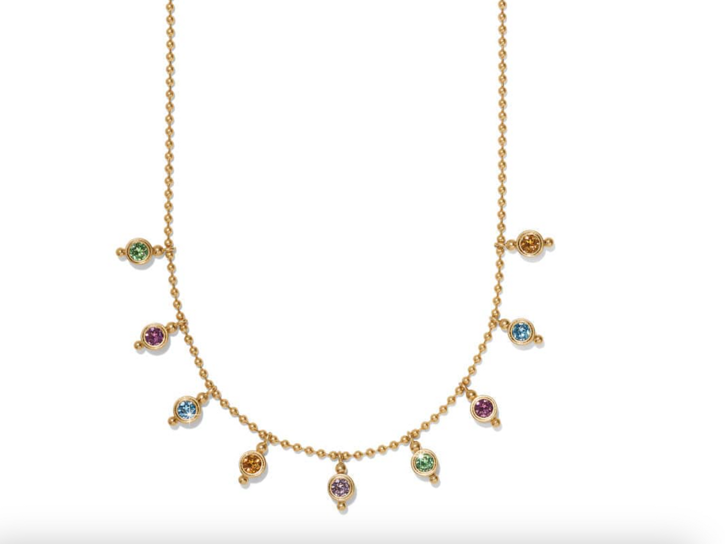 Twinkle Mod Multi Gold Neck - JM7529