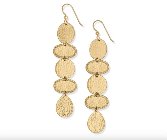Palm Canyon Long Gold Earring - JA9973