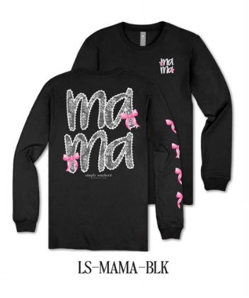 Mama Lace LS Tee