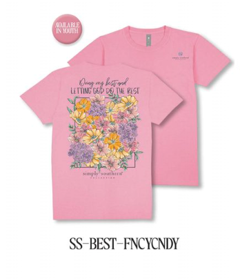 Doing My Best Pink Tee