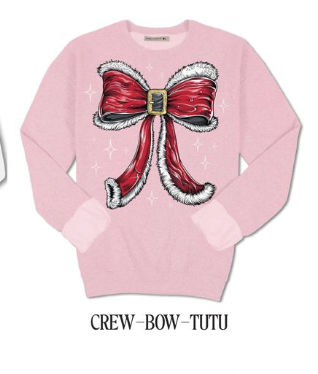 Santa Bow Crewneck