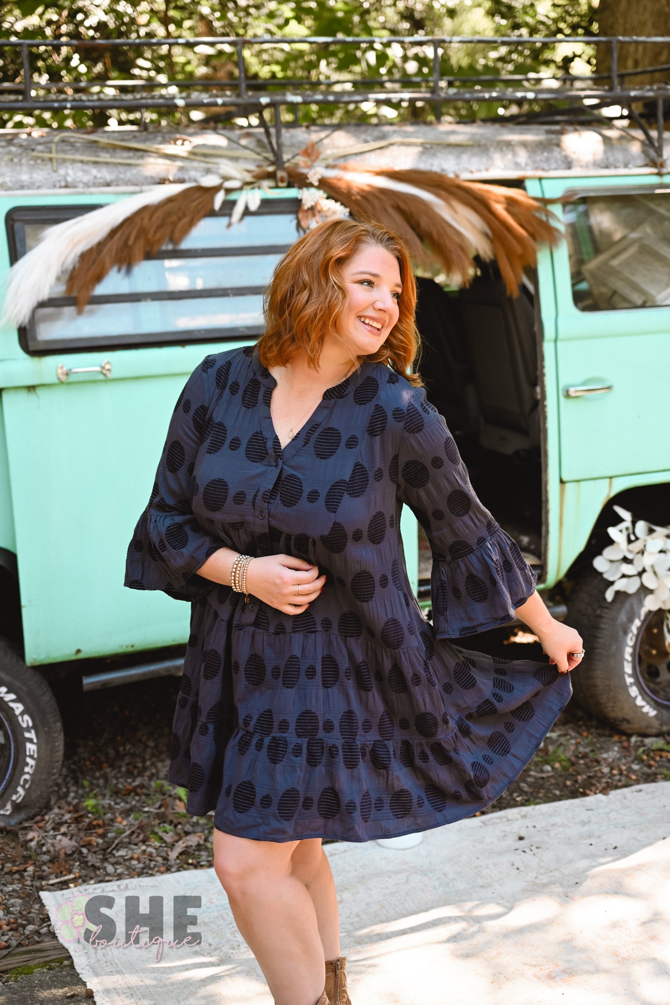 The Canyon Navy Dress