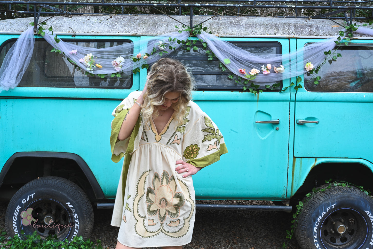 Marlene Embroidered Dress