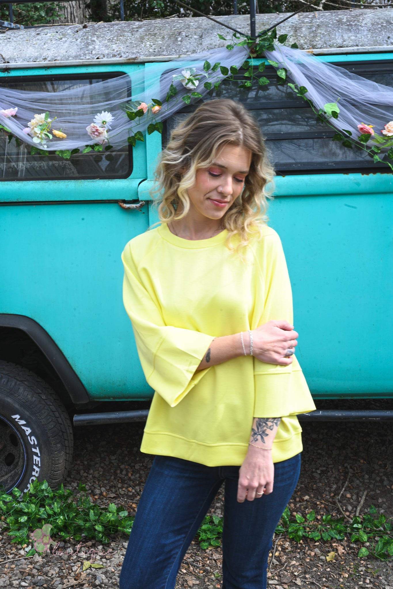 Yellow Lillies Top