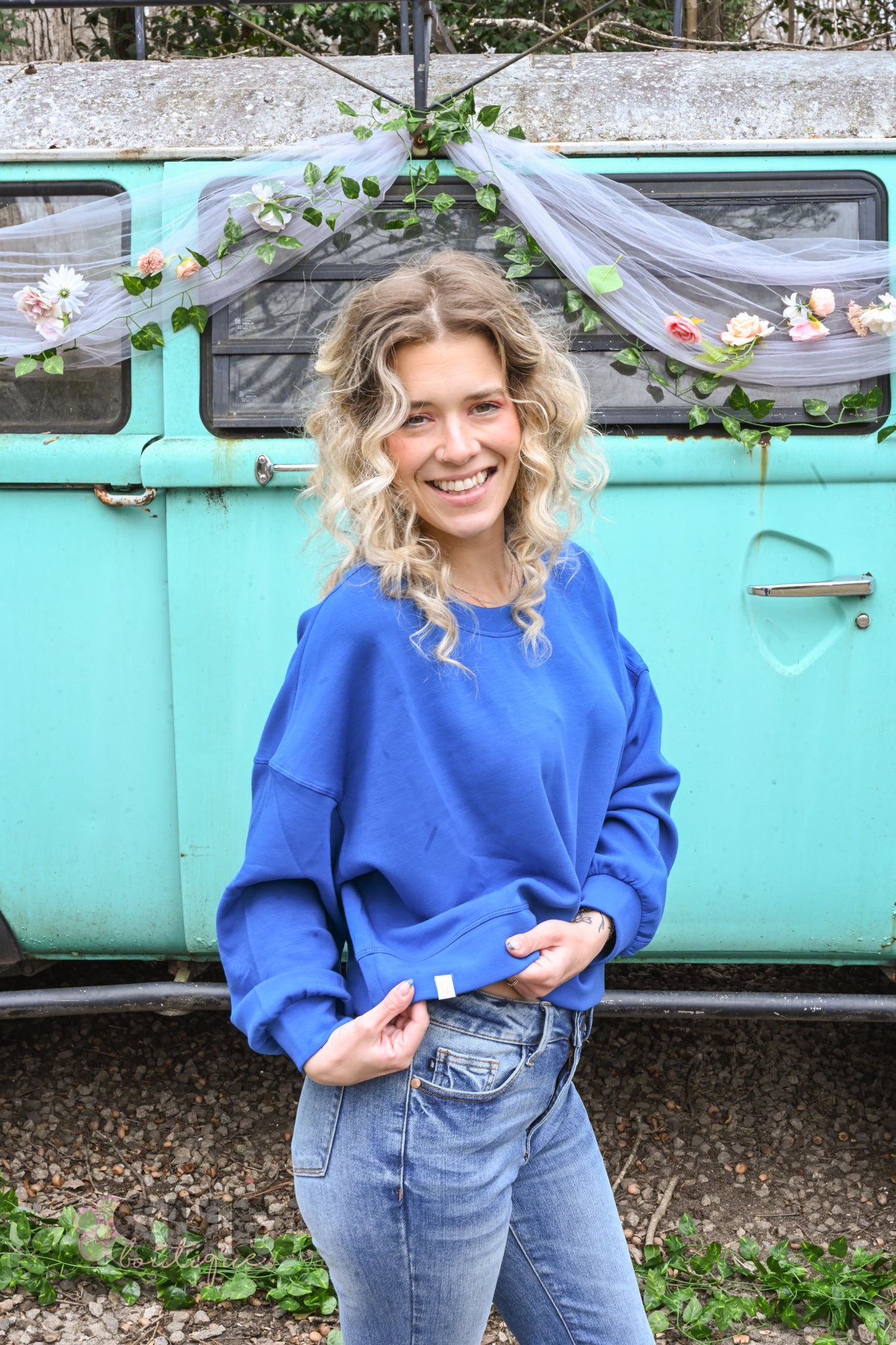 SS Royal Blue Laney Pullover