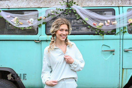 SS Seafoam Quarter Zip Pullover