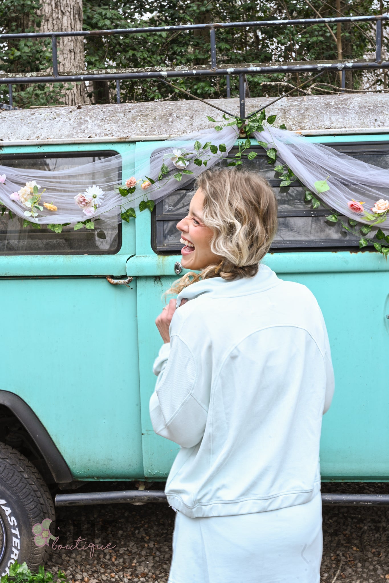 SS Seafoam Quarter Zip Pullover