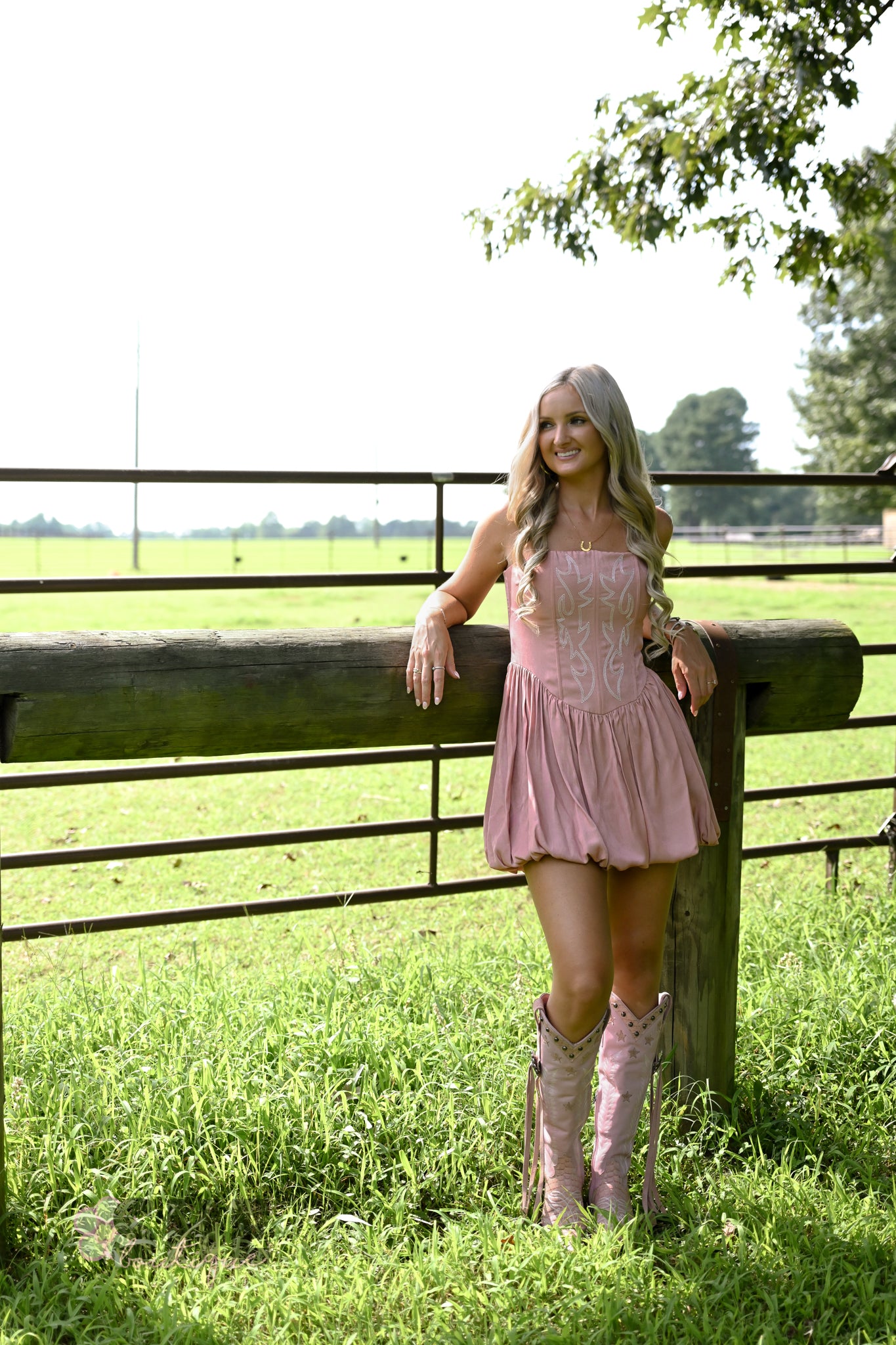 Ace High Pink Bubble Dress
