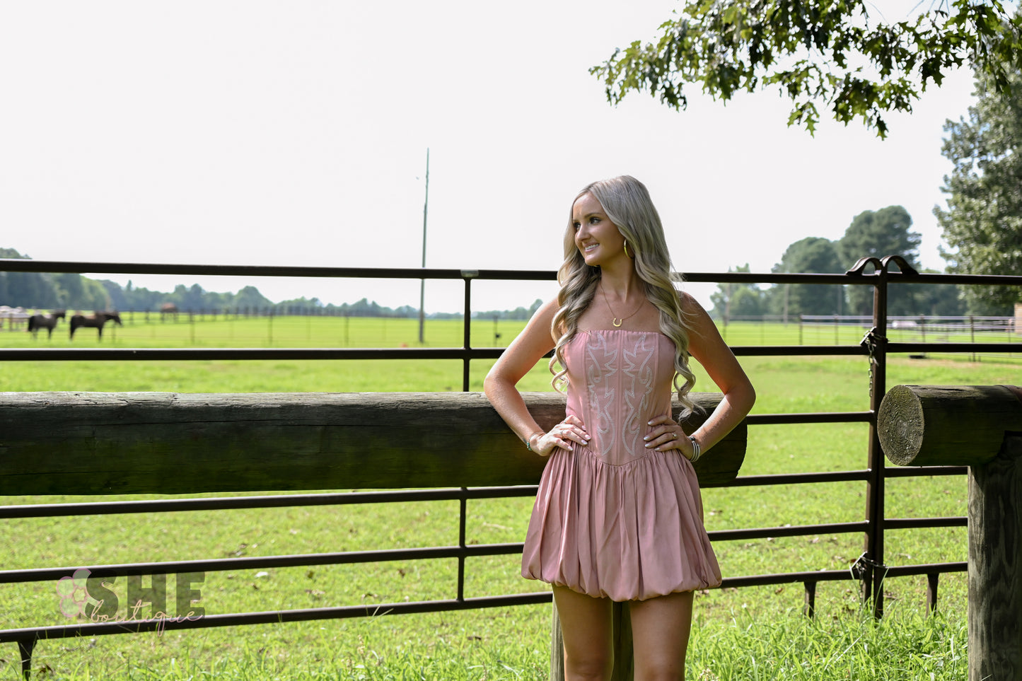 Ace High Pink Bubble Dress