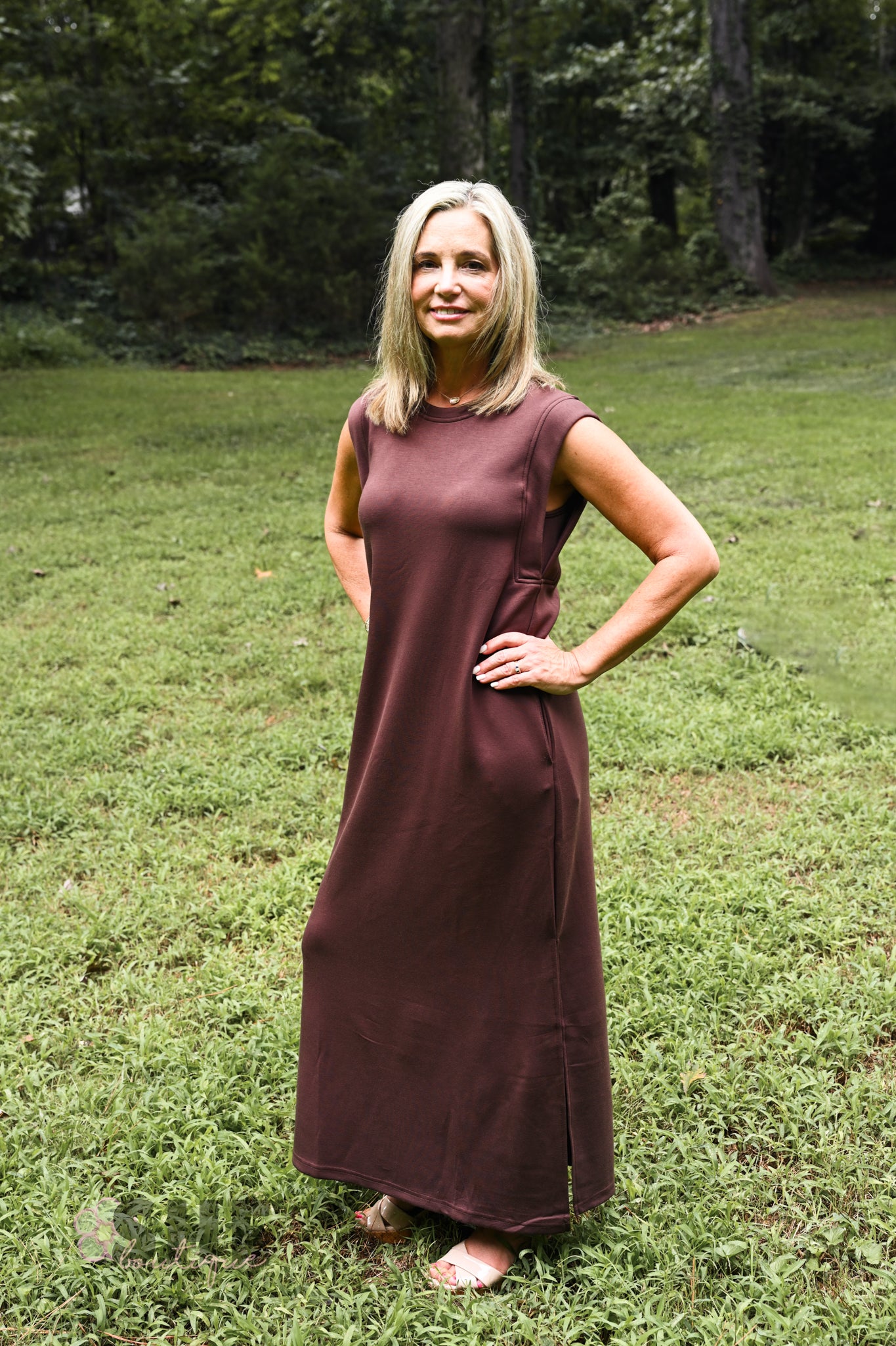 Wicked Brown Maxi Dress