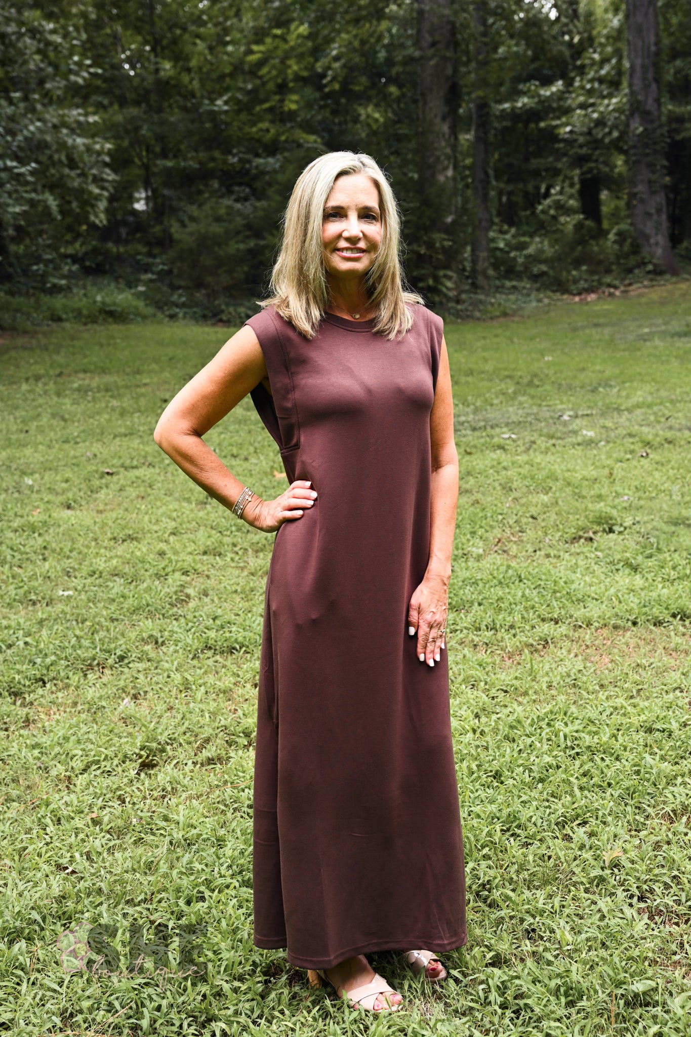 Wicked Brown Maxi Dress
