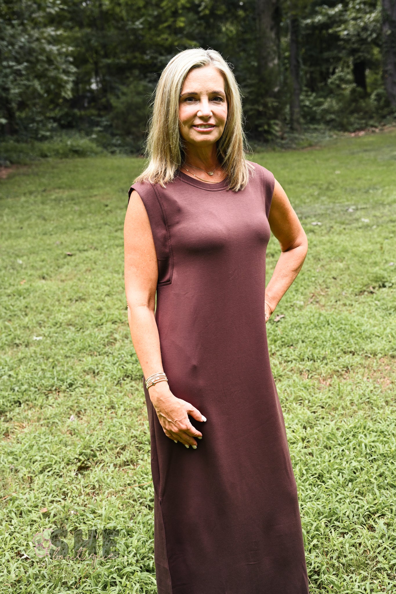Wicked Brown Maxi Dress