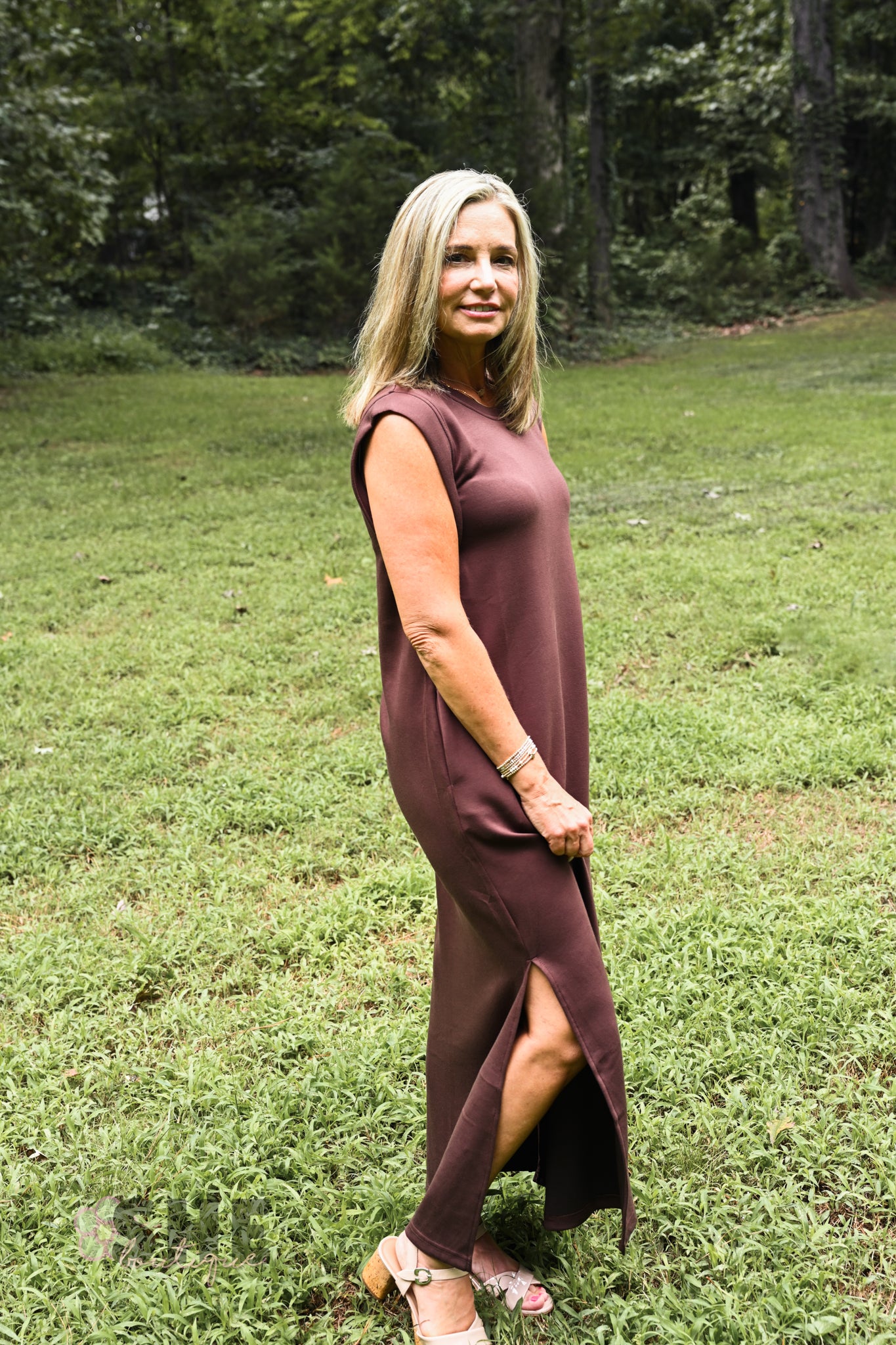 Wicked Brown Maxi Dress