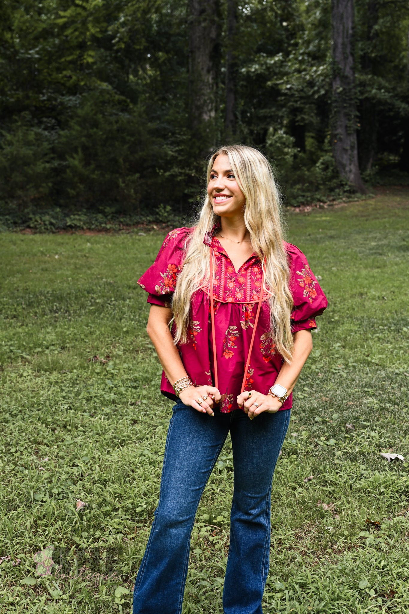 June Floral Blouse