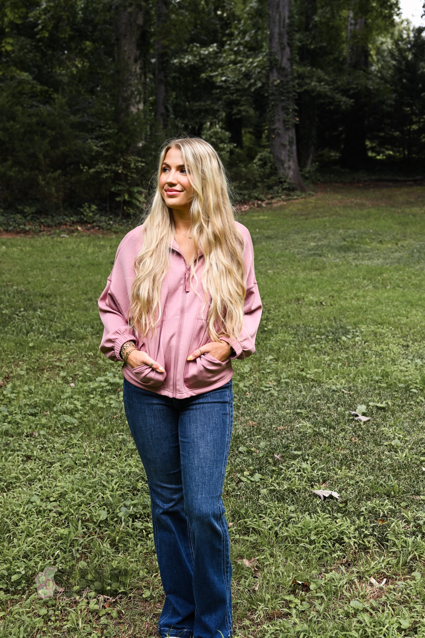 Cloud Zip Up Funnel Neck