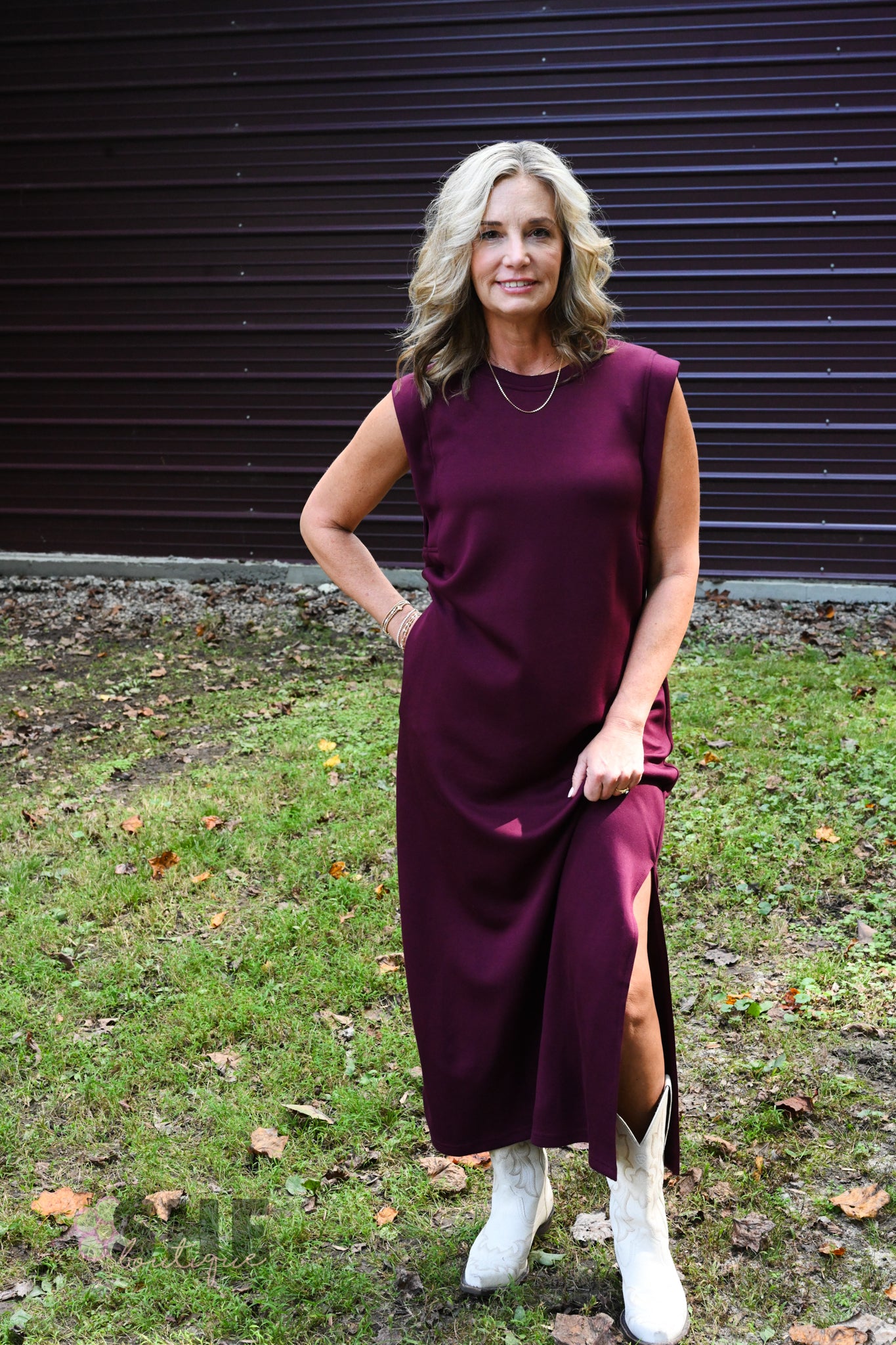 Wicked Wine Maxi Dress