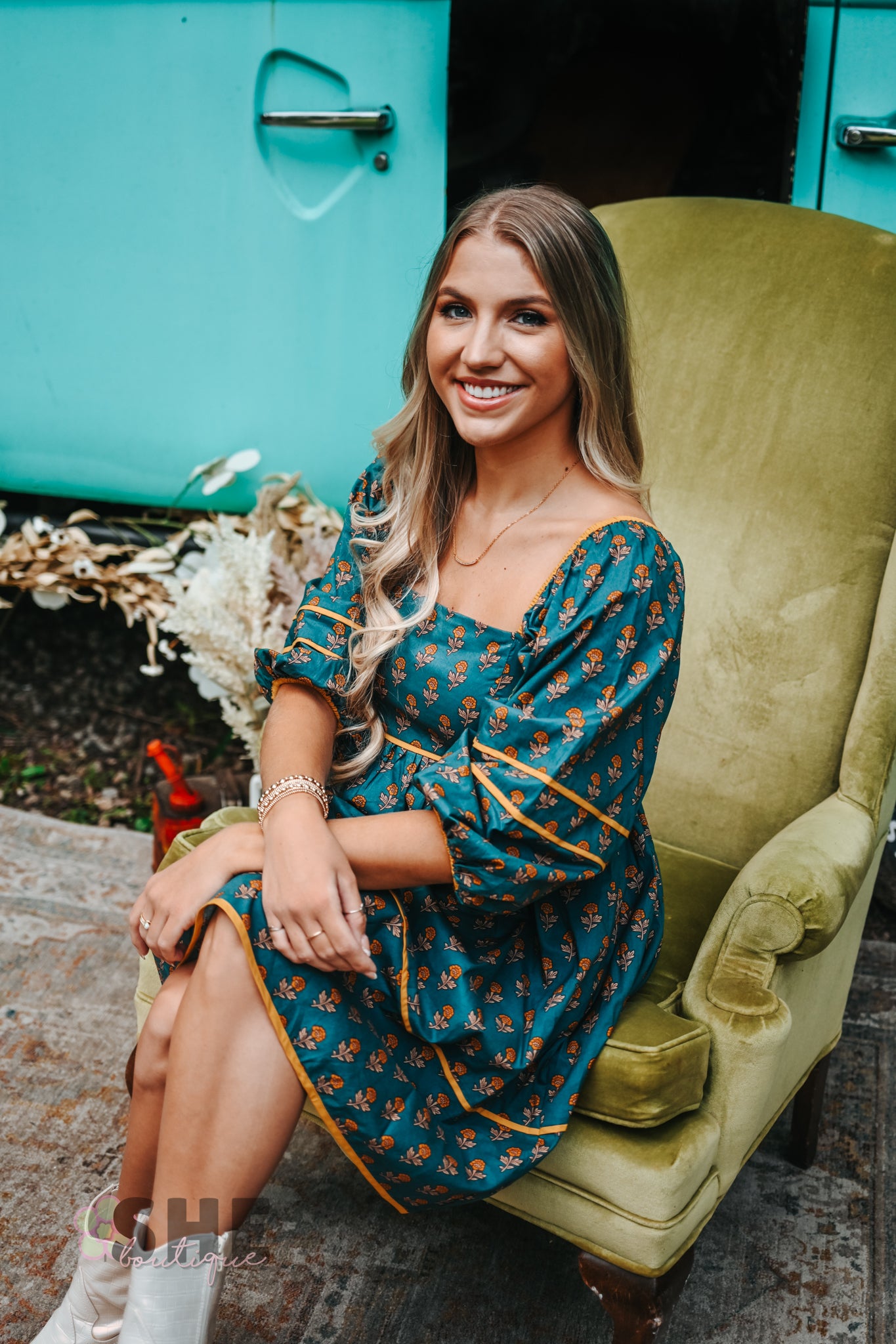Fall Cottage Core Dress -