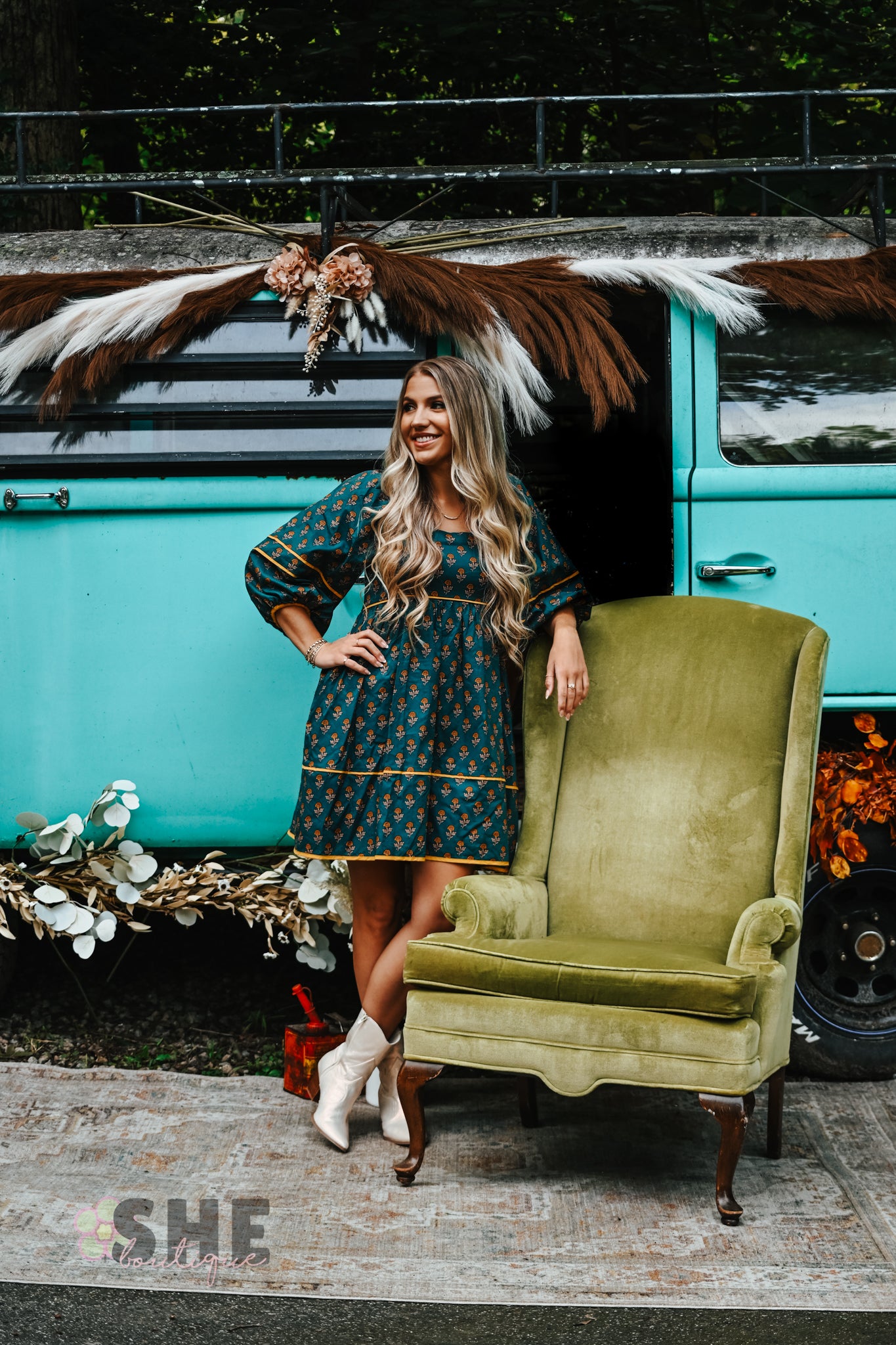 Fall Cottage Core Dress -