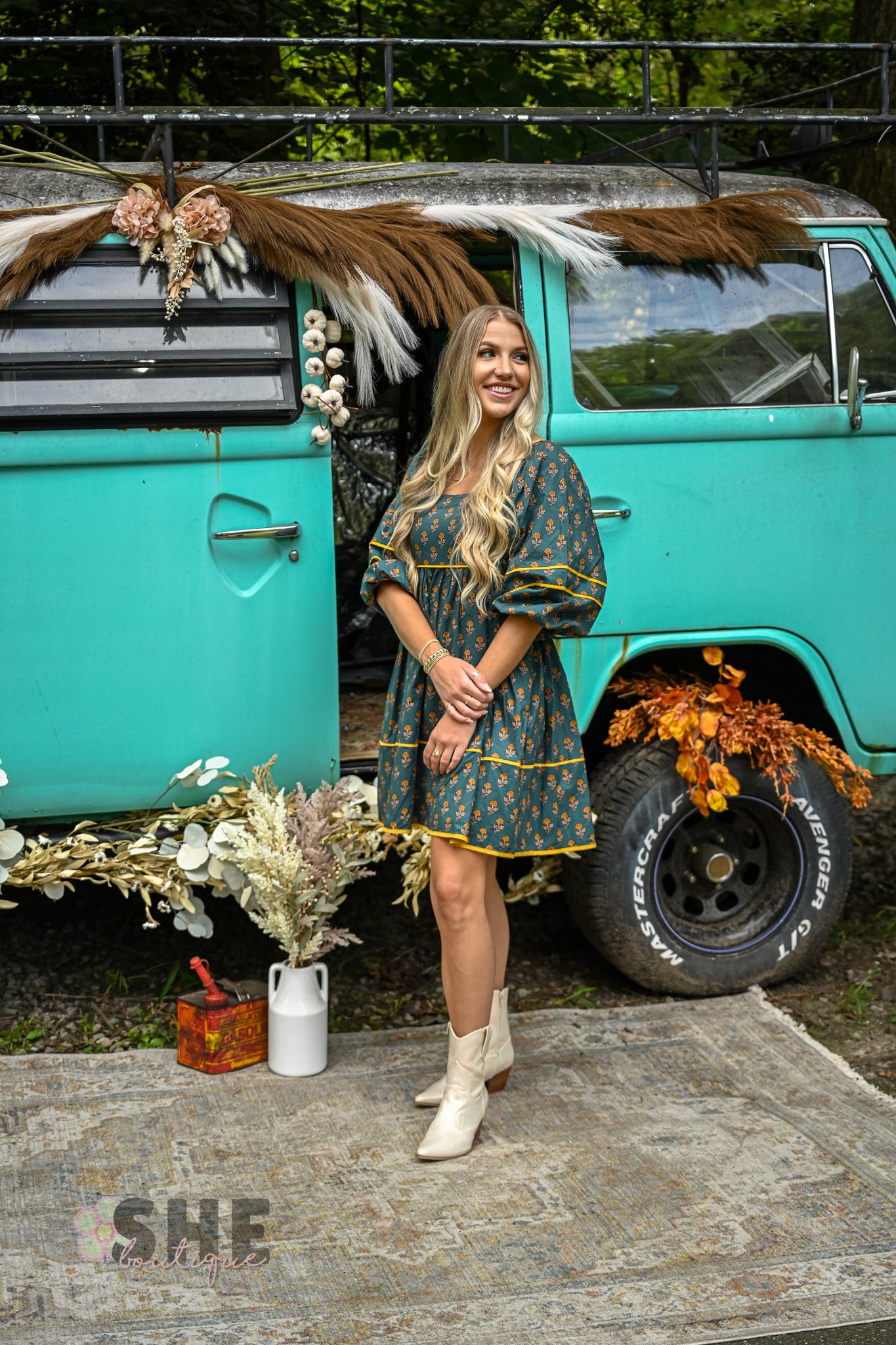 Fall Cottage Core Dress -