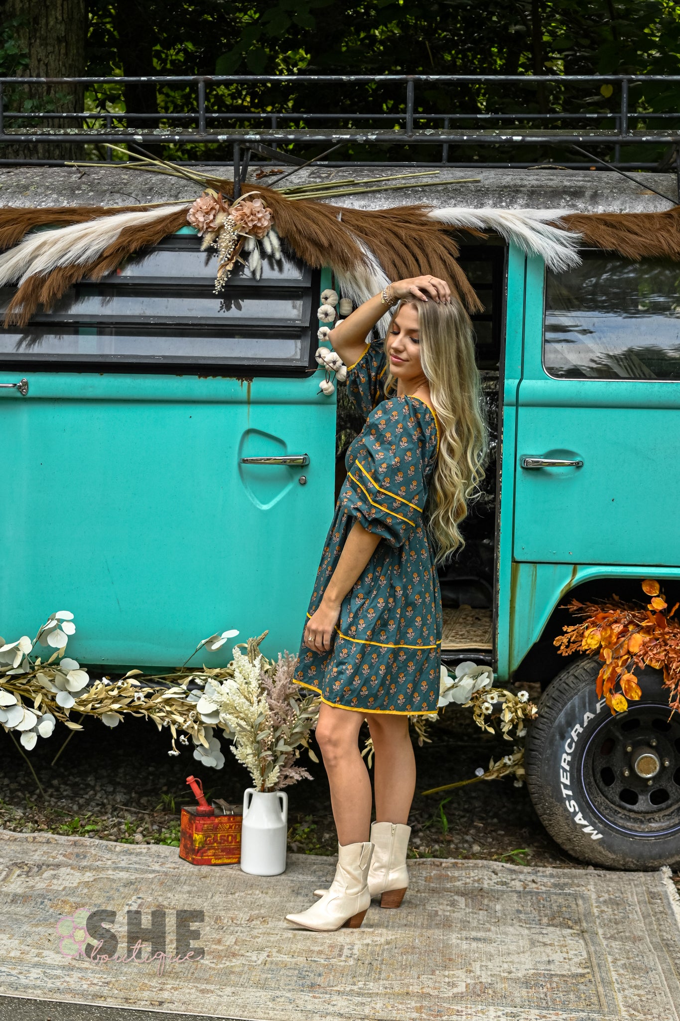 Fall Cottage Core Dress -
