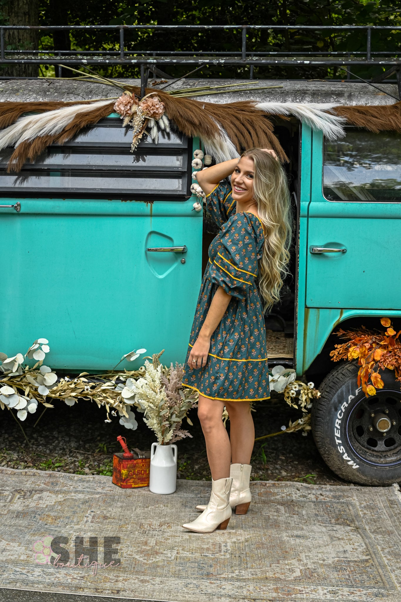 Fall Cottage Core Dress -