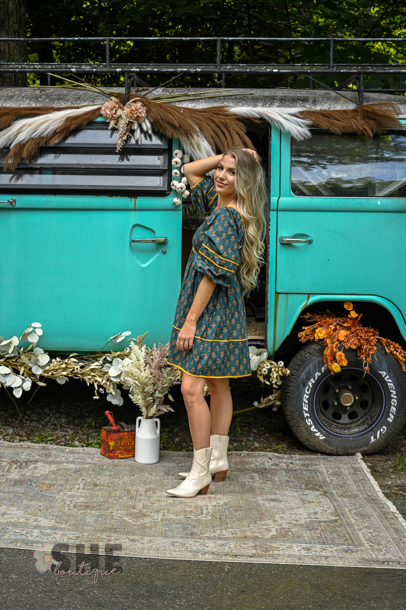 Fall Cottage Core Dress -