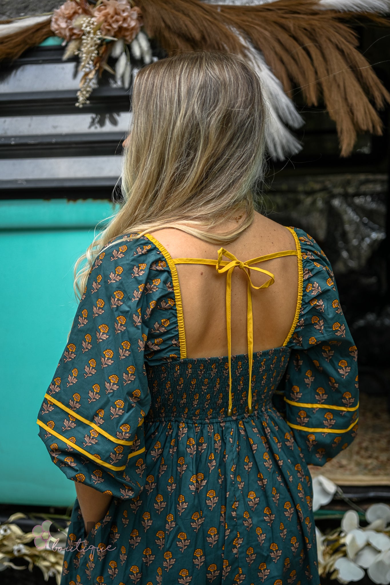 Fall Cottage Core Dress -