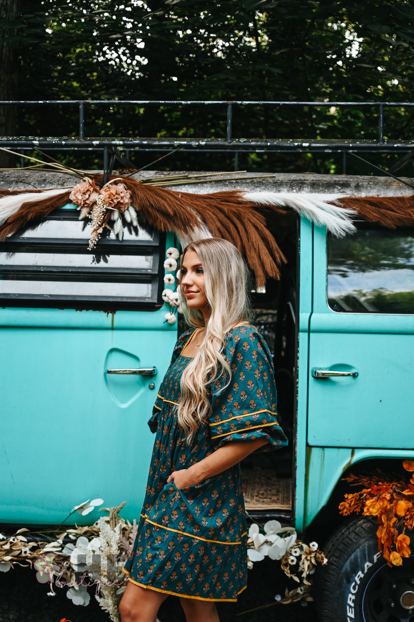 Fall Cottage Core Dress -