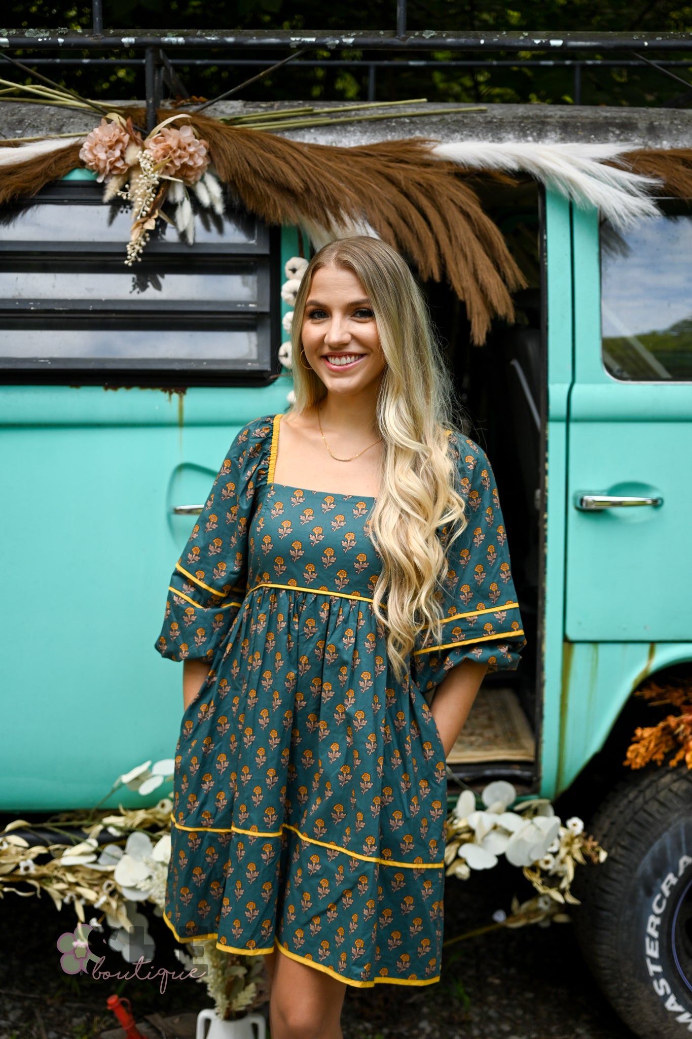 Fall Cottage Core Dress -