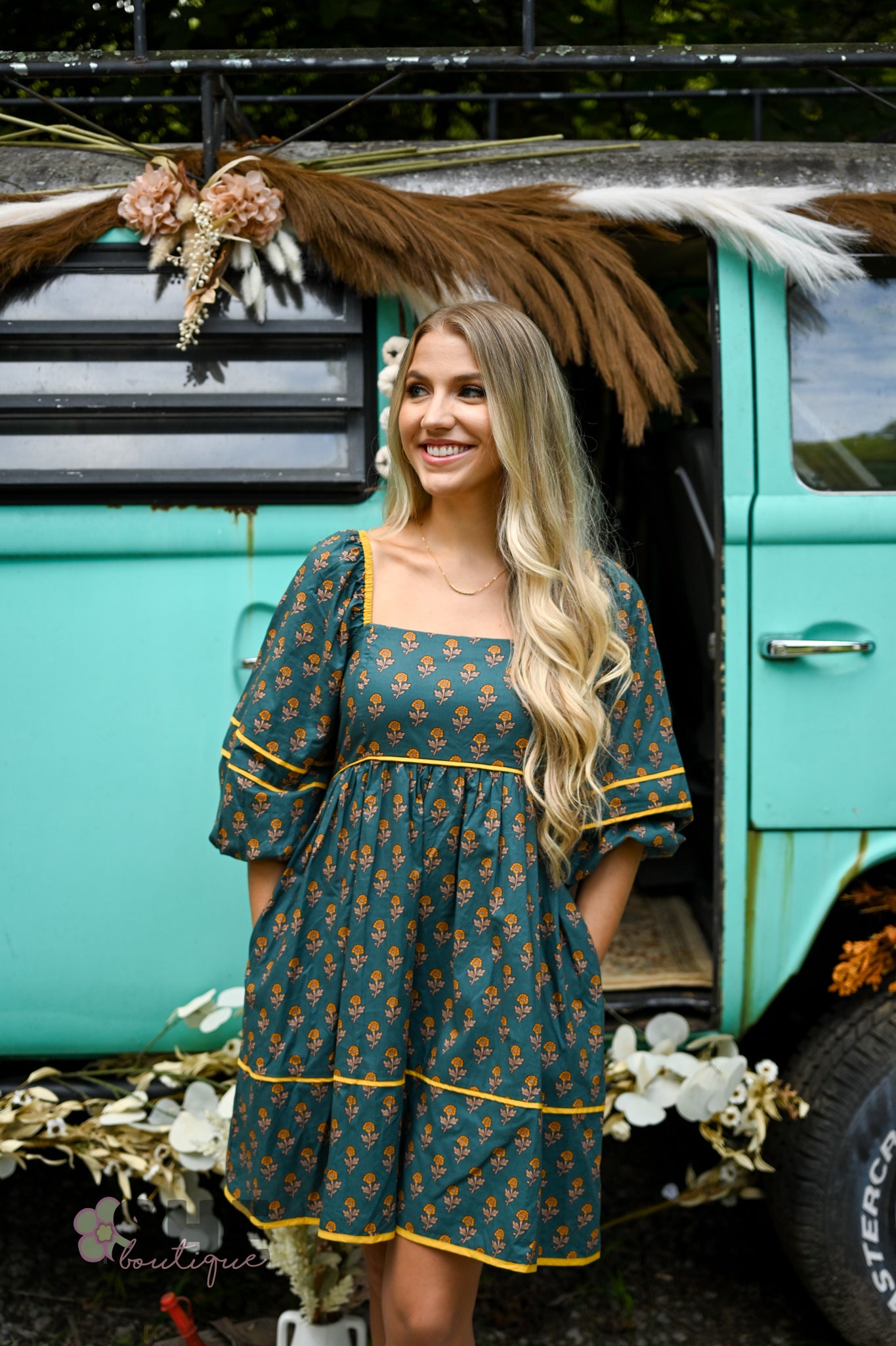 Fall Cottage Core Dress -