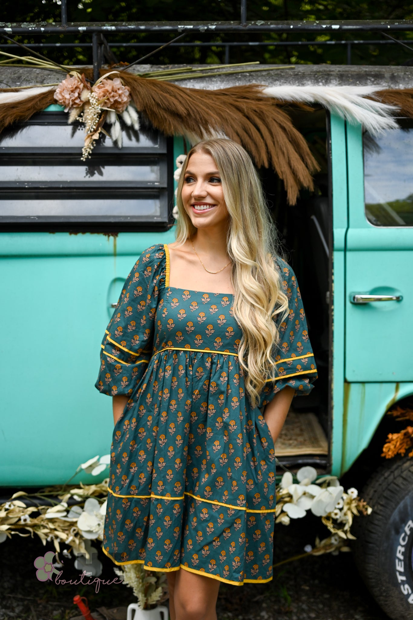 Fall Cottage Core Dress -