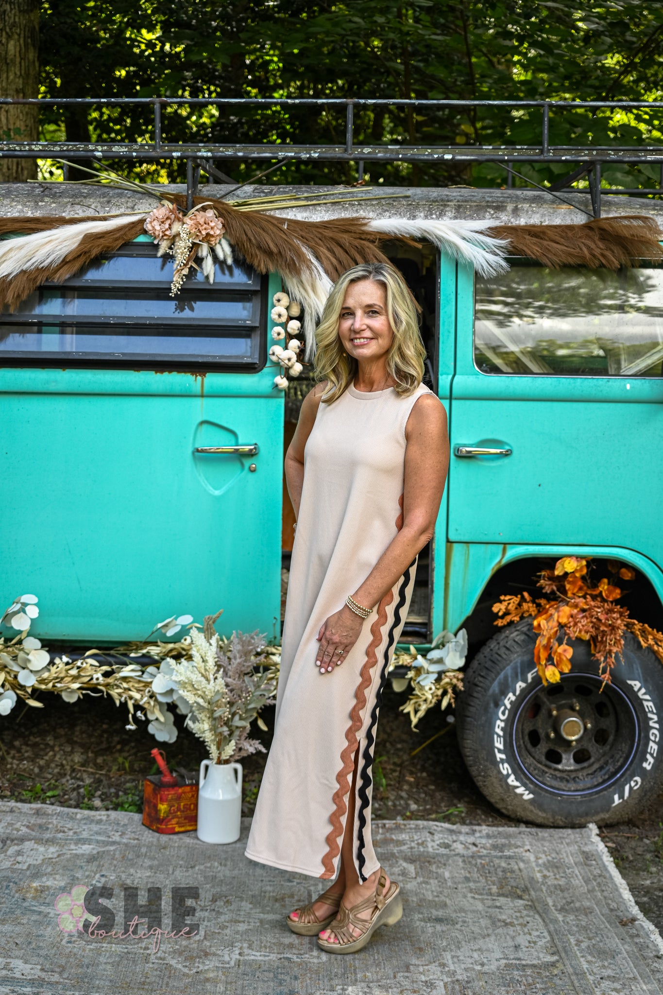 We're Still Squiggling Maxi Dress -
