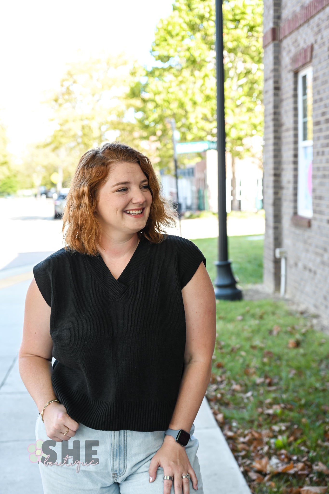 The Outer Layer Sweater Vest - Black -