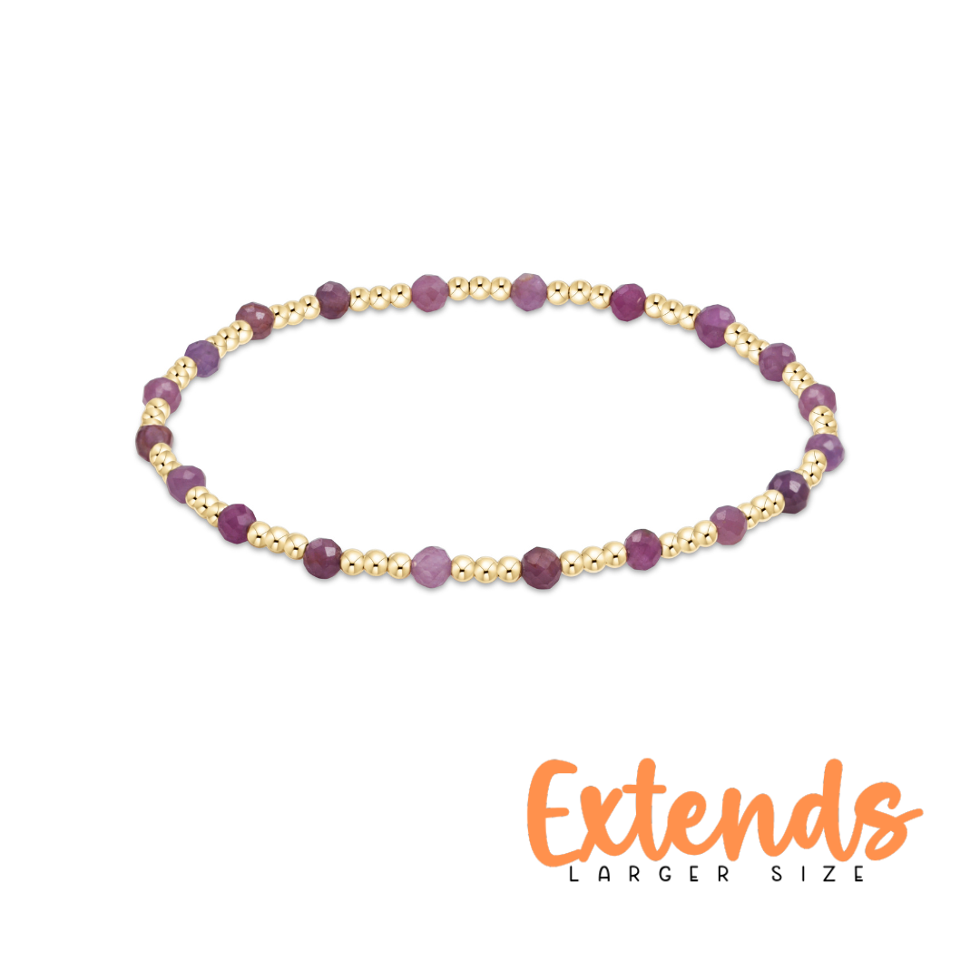 enewton Extends - Gemstone Gold Sincerity Pattern - Ruby