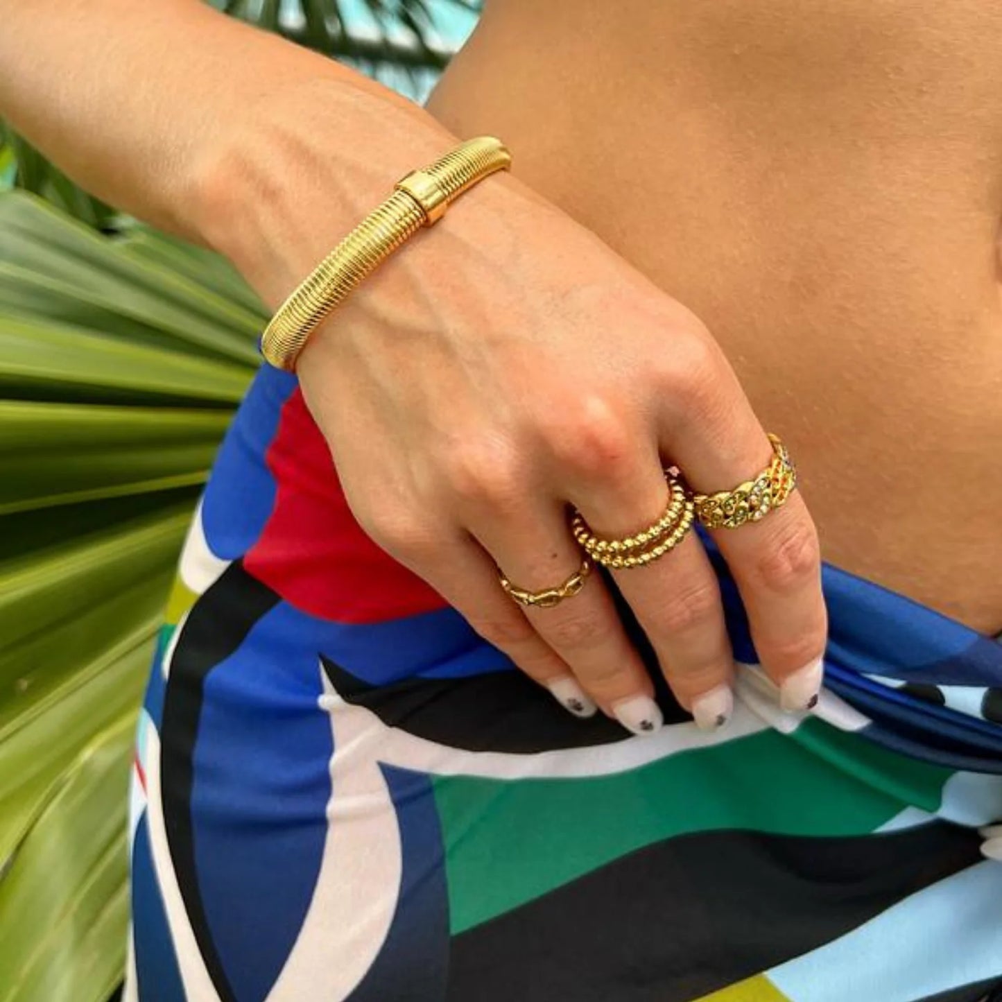 Wren Gold Coil Bracelet - 99