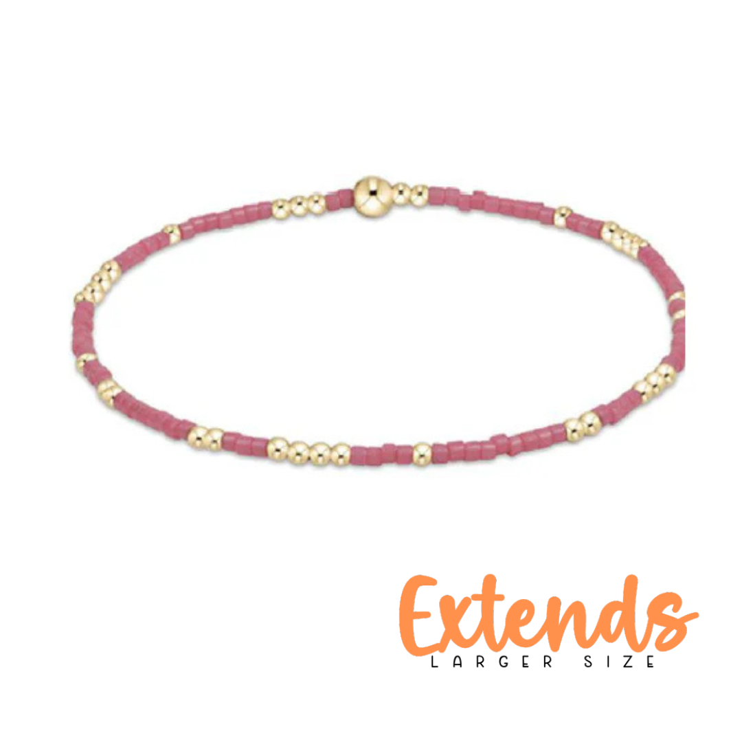 EXTENDS - HOPE UNWRITTEN BRACELET - BRIGHT PINK
