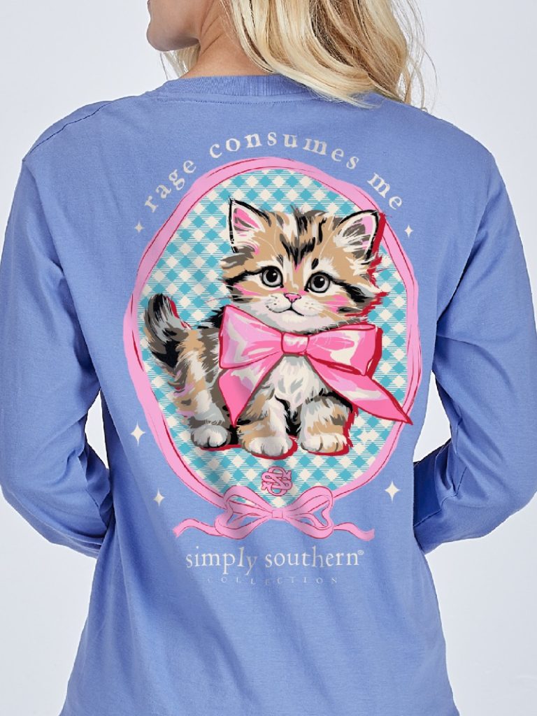 Rage Consumes Me Kitten LS Tee