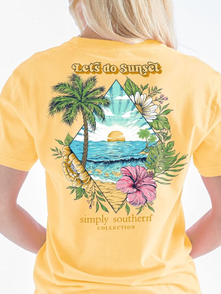 Lets Do Sunset Short Sleeve