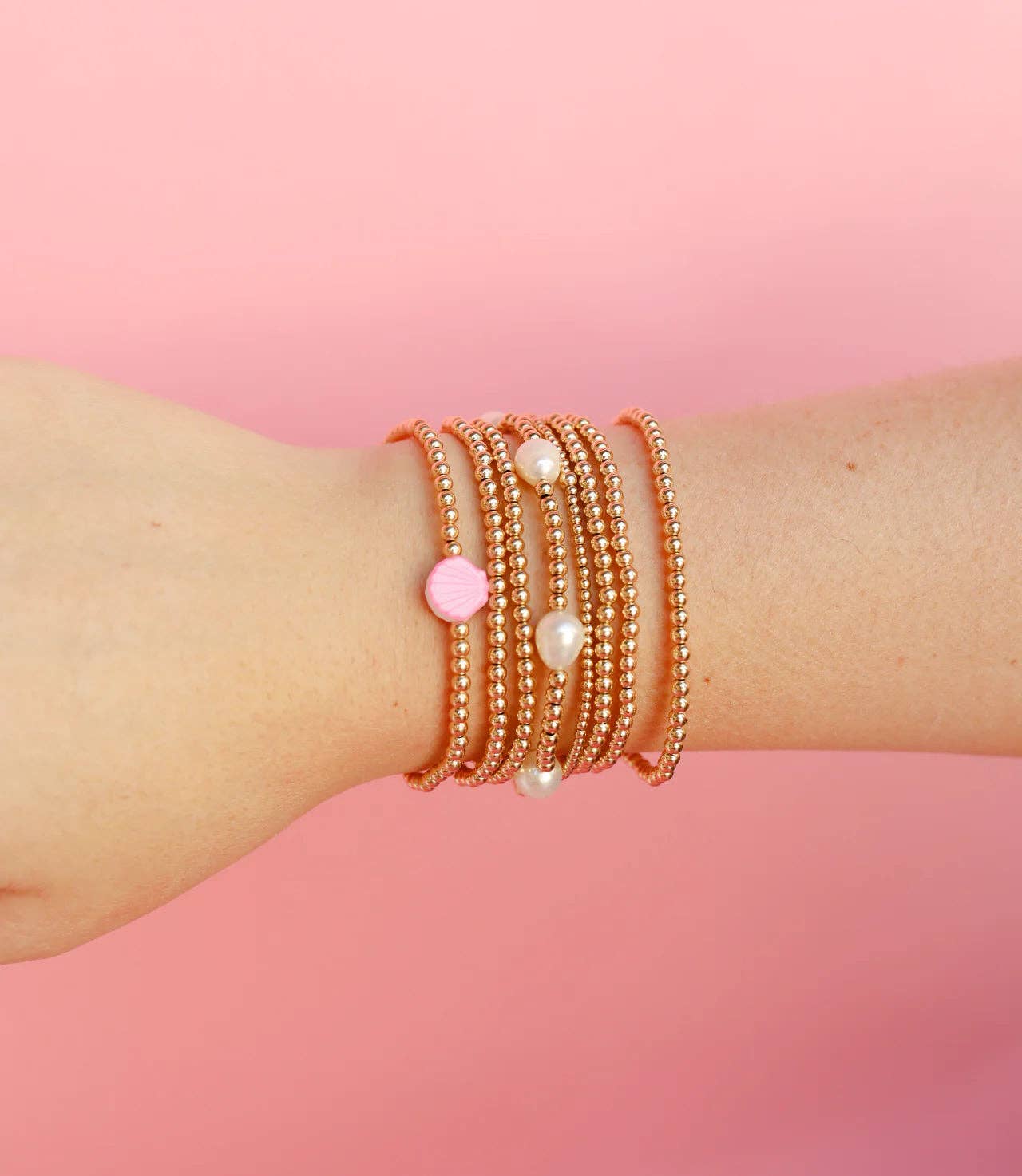 Sea Shell Bracelet: Standard 6.75 inch