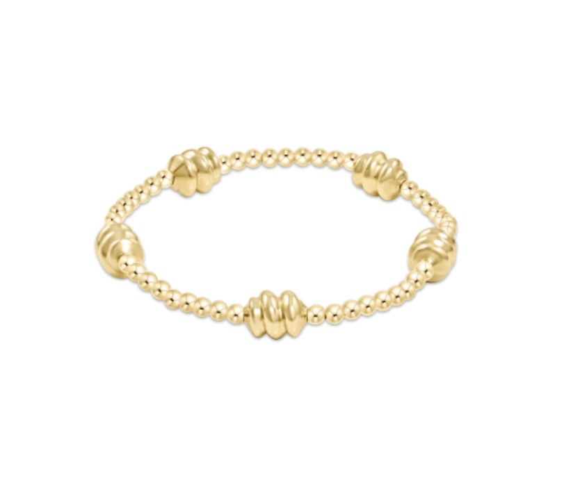 Admire Gold 3mm Bead Bracelet - She Chester