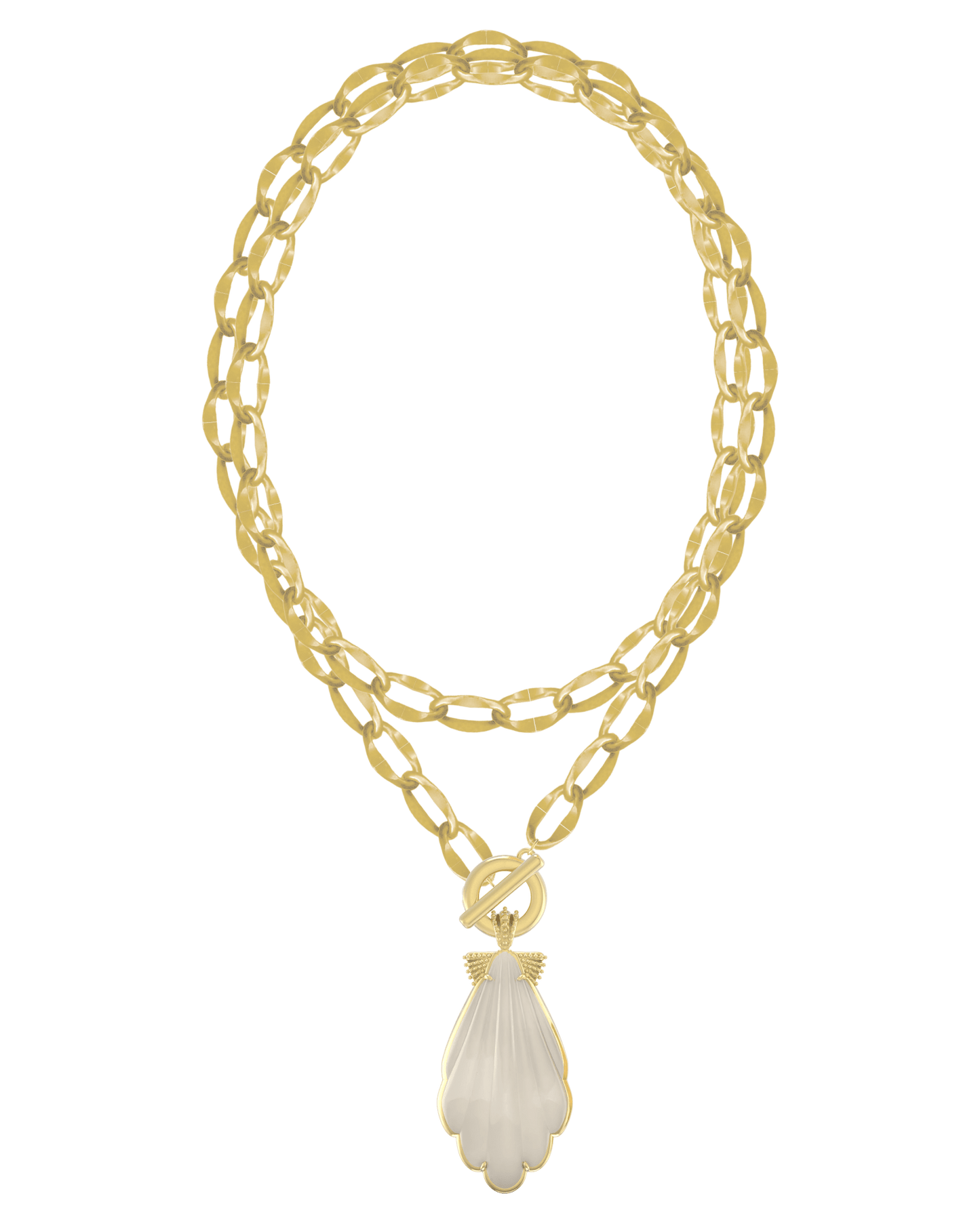 Alexa Vintage Gold Statement Necklace - She Chester