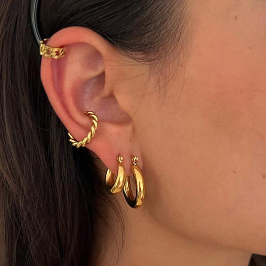 Anastasia Huggie Hoop Earring - She Chester