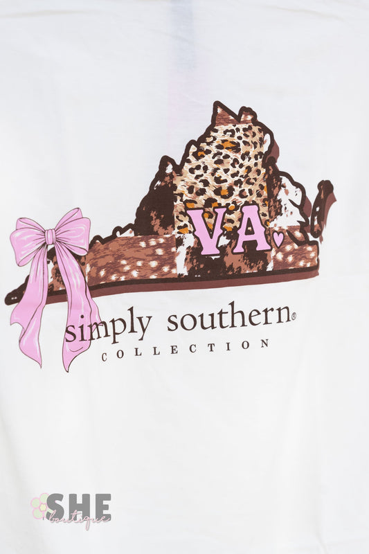 Animal Print VA LS Tee - She Chester